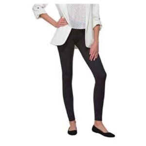 Felina Women's Velvety Soft Pull-On Mid-Rise Legging Stretch 2-Pack Black Small)